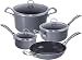 Chantal Copper Fusion 7 Piece Cookware Set, Platinum