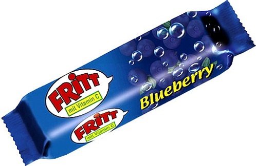 Fritt Blueberry Chewy Candy Sticks ( 5 stick pack) by Fritt