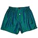 Blue Emerald 100% Madras Silk Boxers by Royal Silk - Medium