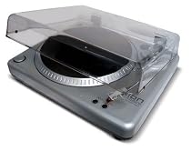 Ion Audio iTTUSB 10 Vinyl Recording USB Turntable with Audacity Software, Dust Cover and Analog Stereo Input