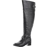 Breckelles Capital-15 Thigh High Riding Equestrian Boots,Black Pu,6.5