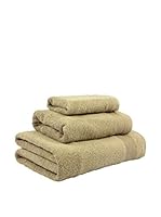 Flor De Algodón Juego De Toallas Zar (Arena)