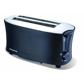 Morphy Richards Essentials 44178 4 Slice Toaster, Black