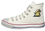Converse Chuck Taylor All Star Hi Top Optical White Appalachian State University Mascot Canvas