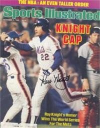 Ray Knight Autographed/Hand Signed Sports Illustrated Magazine (New York Mets)
