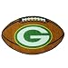 Green Bay Packers NFL Ball Rug-(22x35