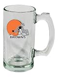 Cleveland Browns Beer Mug: 13oz Glass Sports Tankard