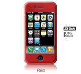 Gelz Protective Case for iPhone 3G in Red