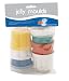 Kitchen Craft Set of SIx Small Plastic Jelly Moulds KCJELLYSET