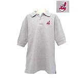 Cleveland Indians MLB Boys "Original" Pique Polo Shirt (Heather)