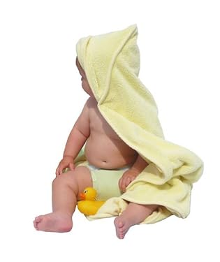 Close Parent Luxary Hooded Towel - Custard