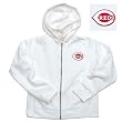 Cincinnati Reds MLB Girls "Lucky" Full Zip Hooded Jacket (White)