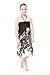Girl Hawaiian Halter Dress in Black Indri