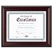 DAX Rosewood Document Frame, Wall-Mount, 8 .5 x 11 Inches, Wood (N3246N1T)