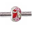Pandora Style Charm Bead (Z48) Murano Lampwork Glass (14mm x 10mm) (fits Troll too)