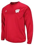 Wisconsin Badgers adidas Red 2011 Football Adizero Sideline Practice Crewneck Sweatshirt