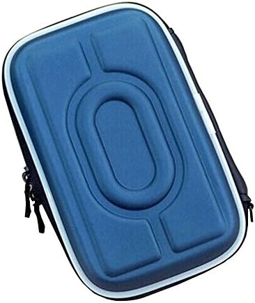 Dark Blue 2.5" Inch EVA Anti-Shock Shockproof Universal Portable Hard Zipper Pocket Carrying Case Works With 2.5"inches Western Digital / WD My Passport Armor More Portable External Hard Drives