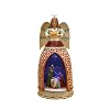 Jim Shore Heartwood Creek Lighted Angel Diorama with Nativity Scene Figurine, 10.5 Inch