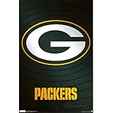 Green Bay Packers Logo Sports Poster Print