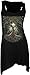 Spiral - Womens - OAK QUEEN - Goth Bottom Camisole Dress Black