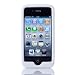 Simplism iPhone 4S �R�� �V���R���P�[�X�Z�b�g �t���ی�t�B�����t�� �z���C�g TR-SCSIPN-WT
