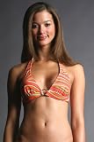 Swirl Stripe Halter Tops by Shoshanna