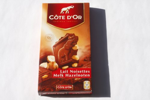 Шоколад cote d'or молочный с цельными лесными орехами (5410081201145)