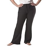Juniors' Plus-Size Pure Energy Ebony Straight-Leg Drawstring Pants