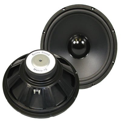 New Car, Truck or SUV 15″ Bass Subwoofer Pair 550 Watts Max per Sub MCW15