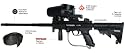 Tippmann A5 Sniper Paintball Gun Kit