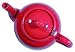 Dexam London Pottery 6 Cup Filter Teapot Red