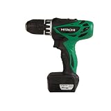 Factory-Reconditioned Hitachi DS10DFLRHIT 12V Li-Ion Micro Cordless Peak 3/8-Inch Driver Drill, 1.5 Ah Li-Ion 2 Batteries