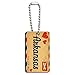 Air Mail Postcard Love for Arkansas Wood Wooden Rectangle Key Chain