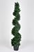 Artificial 5 ft. Cedar Spiral Topiary