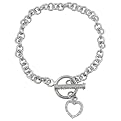 Sterling Silver Open Heart Charm