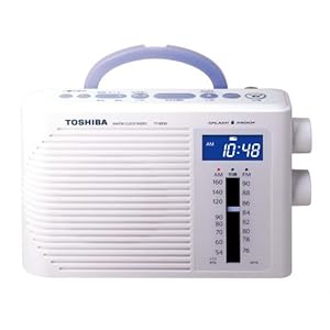 【クリックで詳細表示】TOSHIBA 防水形クロックラジオCUTEBEAT TY-BR30(W)