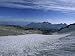 Looking South from the Snowline of 4394M Volcano Mount Rainier, Washington State, USA Photographic Poster Print by Robert Francis, 12x9