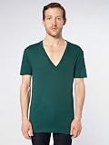 American Apparel Unisex Short Sleeve Deep V-Neck T-Shirt 6456