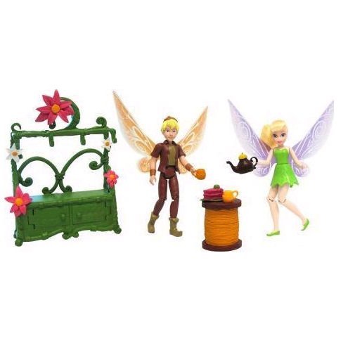 Playmates Toys Disney Fairies Tinkerbell & The Lost Treasure Playset Tinkerbell & Terence Tea Party
