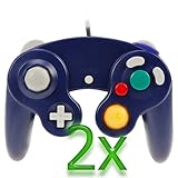 GTMax 2x Indigo Controller for Nintendo Wii Gamecube
