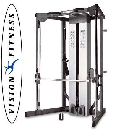 Johnson Health Tech Ltd Vision ST700 Functional Trainer Smith Machine/Home Gym With Chin Up/Pull Up Bar!