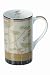 Typhoon Autumn Floral Natural Hand-decaled Fine Porcelain Mug - 6 Pack