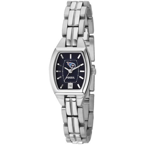 Tennessee Titan Watch : Fossil Tennessee Titans Ladies Stainless Steel Analog Cushion Watch