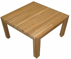 Teak Extending End Table