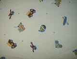 Kids Line All Aboard 60 x 120cm Printed Cot Fitted Sheet