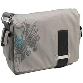 Click here to buy Caselogic SNMB-15F 15.4-Inch Fullsize Canvas Messenger Bag with Laptop Storage (Gray) by Case Logic.