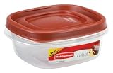 Rubbermaid 7J59 Easy Find Lid Square 1-1/4-Cup Food Storage Container