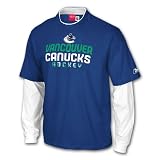 Majestic Vancouver Canucks Royal Blue Earned Victory T-shirt