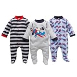 from Blue Zoo Blue Zoo- Pack of three aeroplane sleepsuits