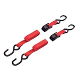 TEKTON by MIT 6216 6-Foot by 7/8-Inch Cam Buckle Tie Downs, 2-pc.